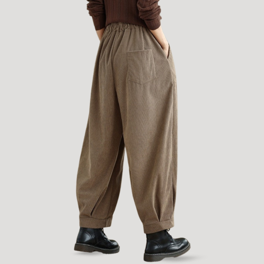 Women’s Corduroy Wide-Leg Trousers