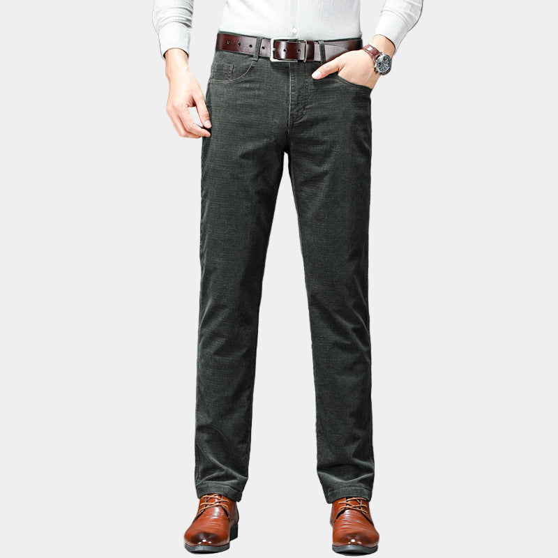 Men’s Corduroy Trousers with Stretch