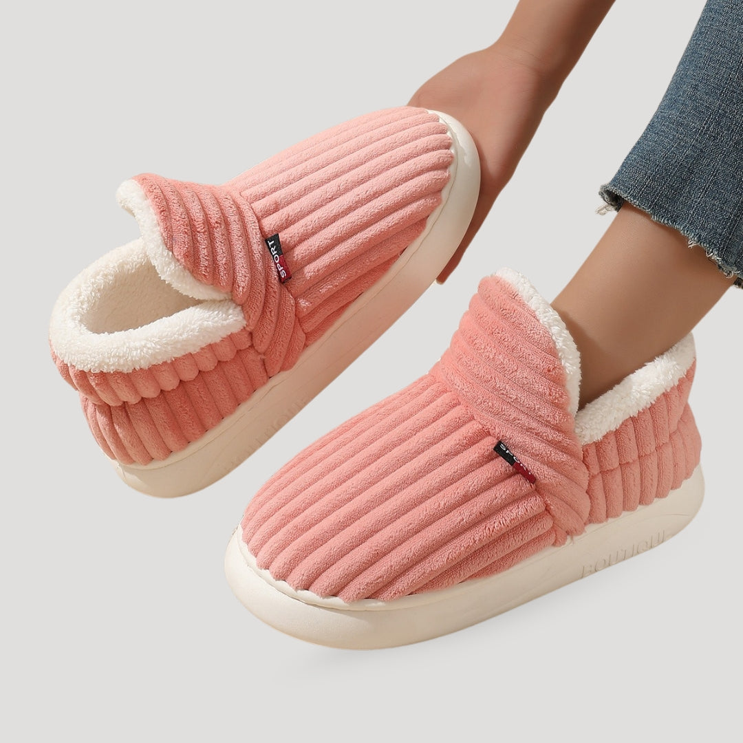 Women’s Cosy Fleece Slipper Boots