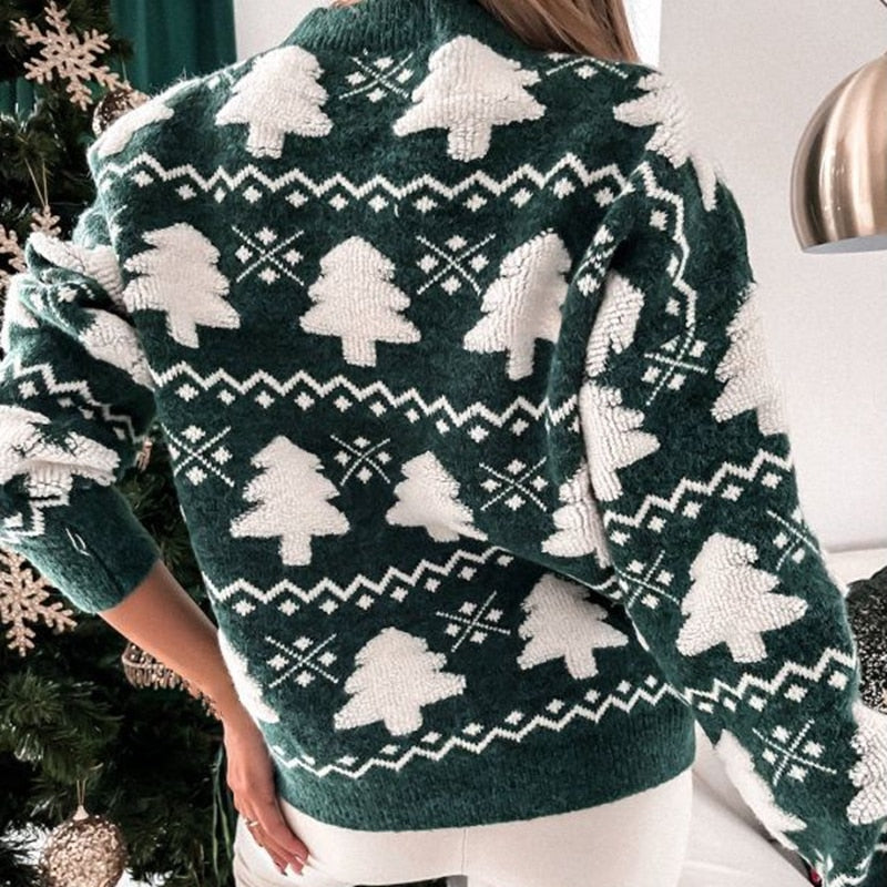 Women’s Christmas Tree Knit Jumper