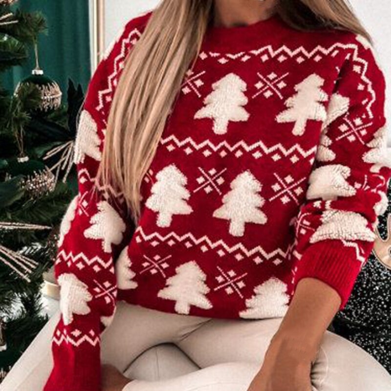 Women’s Christmas Tree Knit Jumper