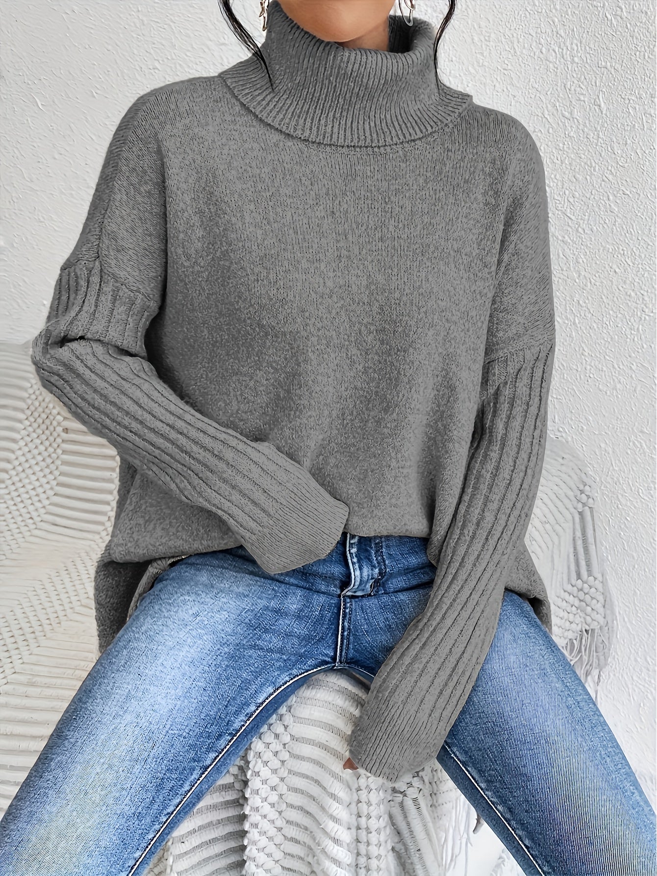 Women’s Roll Neck Jumper