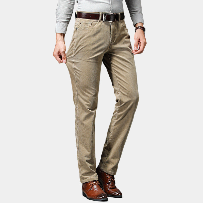 Men’s Corduroy Trousers with Stretch