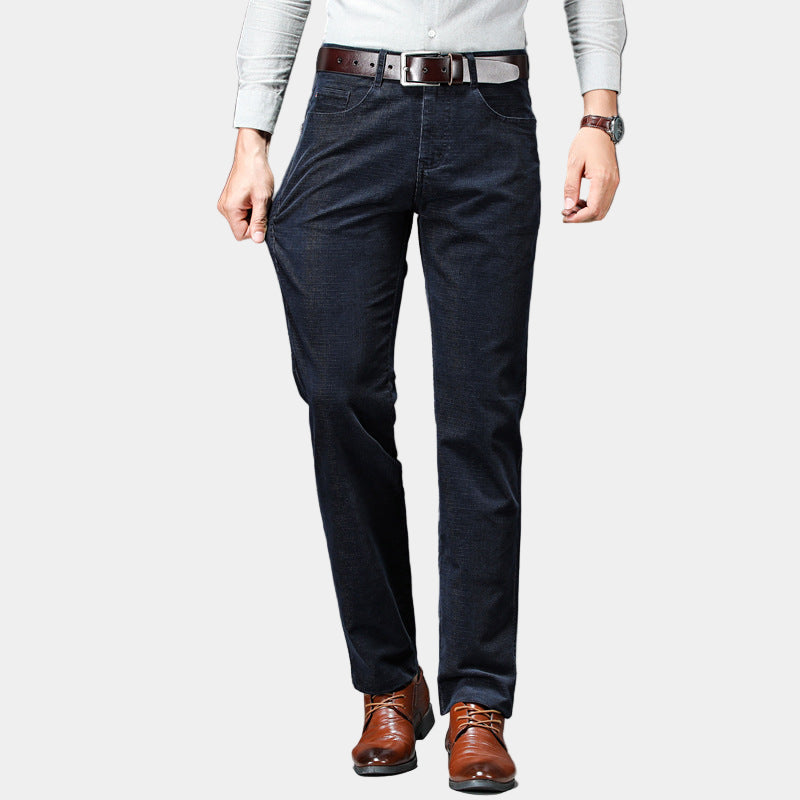 Men’s Corduroy Trousers with Stretch