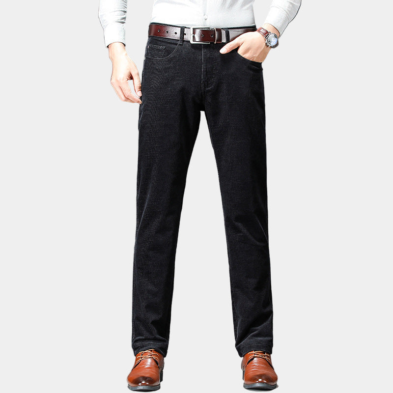 Men’s Corduroy Trousers with Stretch