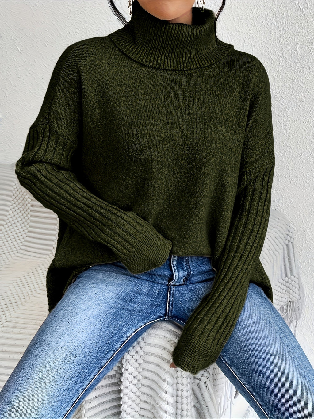 Women’s Roll Neck Jumper