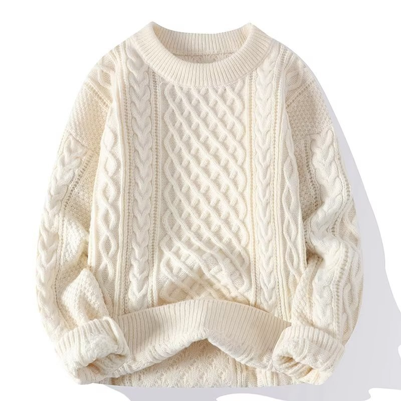 Men’s Cable Knit Wool Jumper