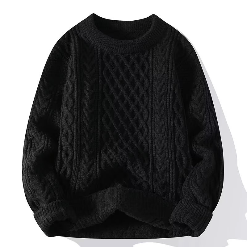 Men’s Cable Knit Wool Jumper