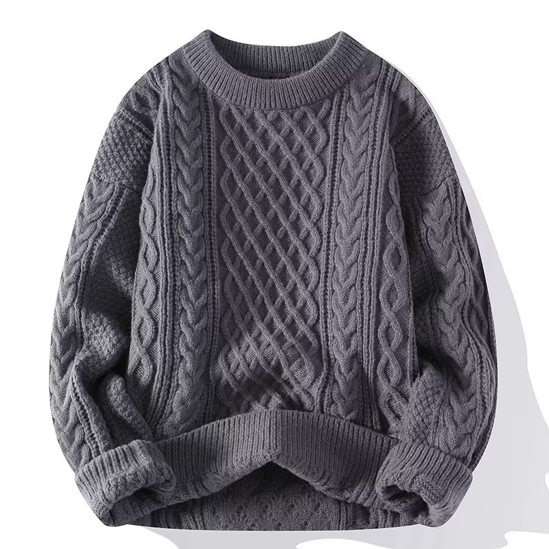 Men’s Cable Knit Wool Jumper