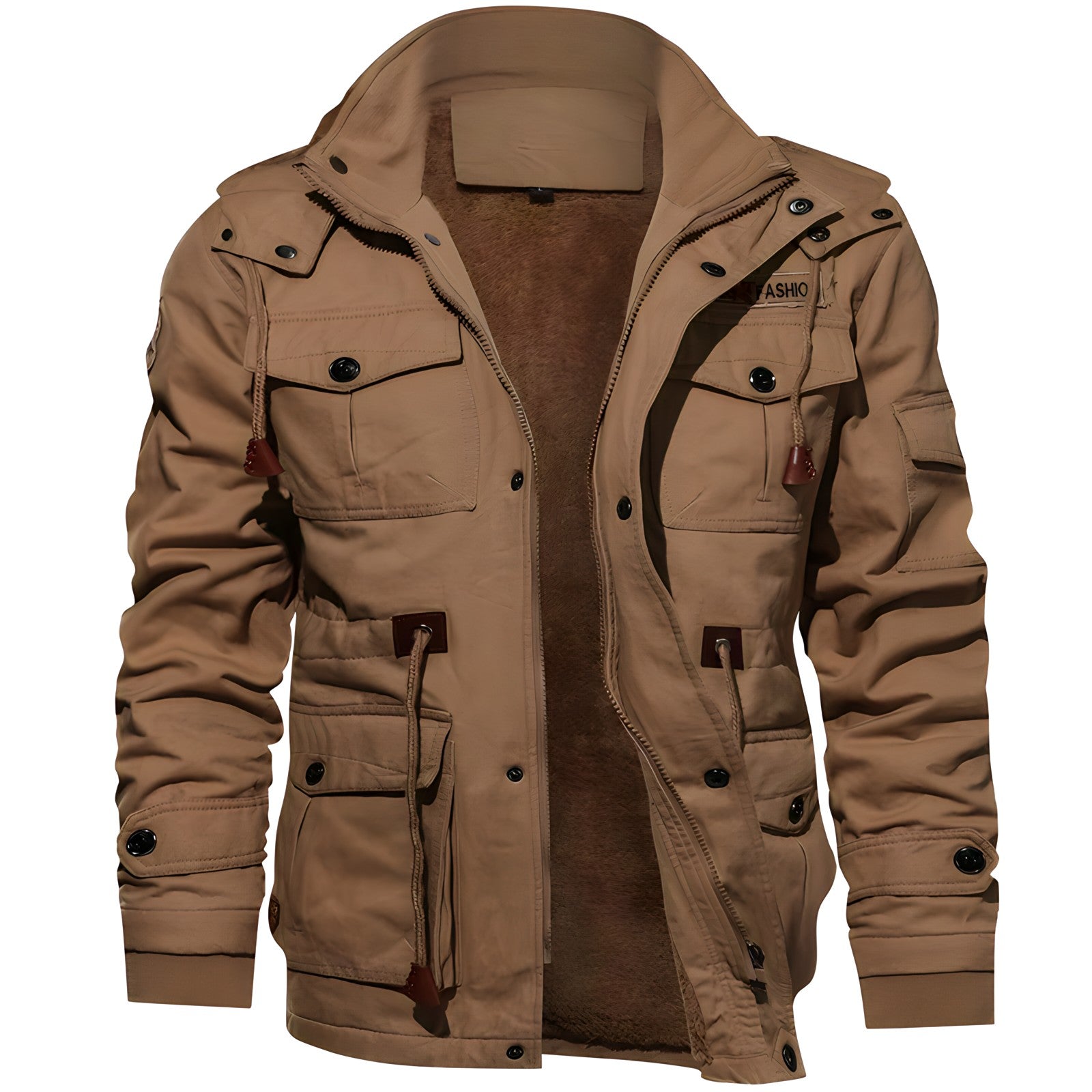 Men’s Tactical Outdoor Jacket – Multi-Pocket and Warm for Everyday Use