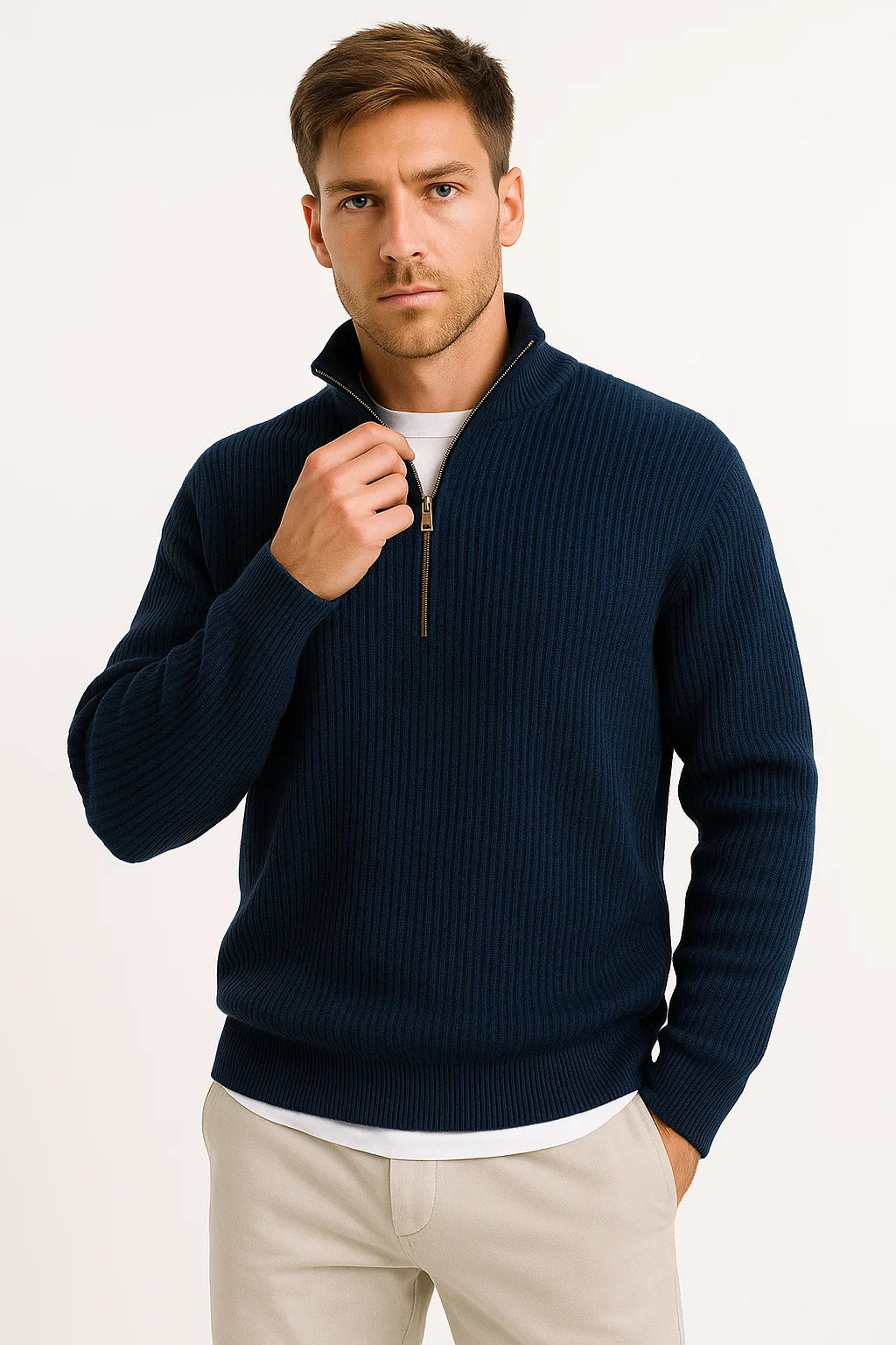 Half-Zip Sweater for Men