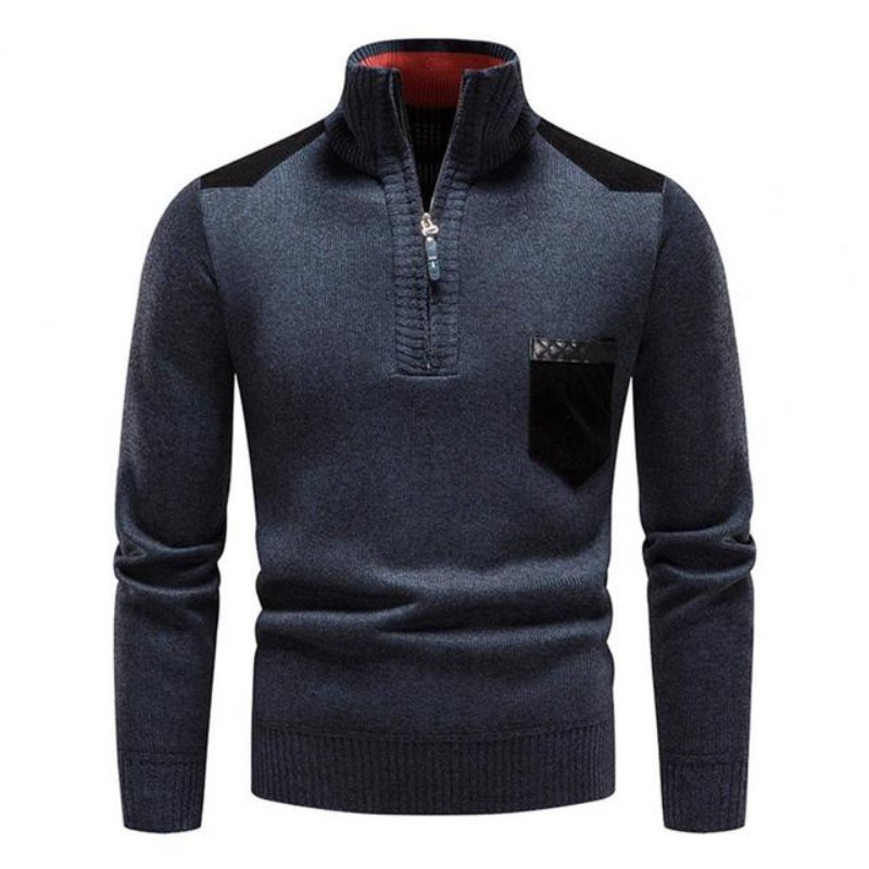Men’s Knitted Half-Zip Jumper