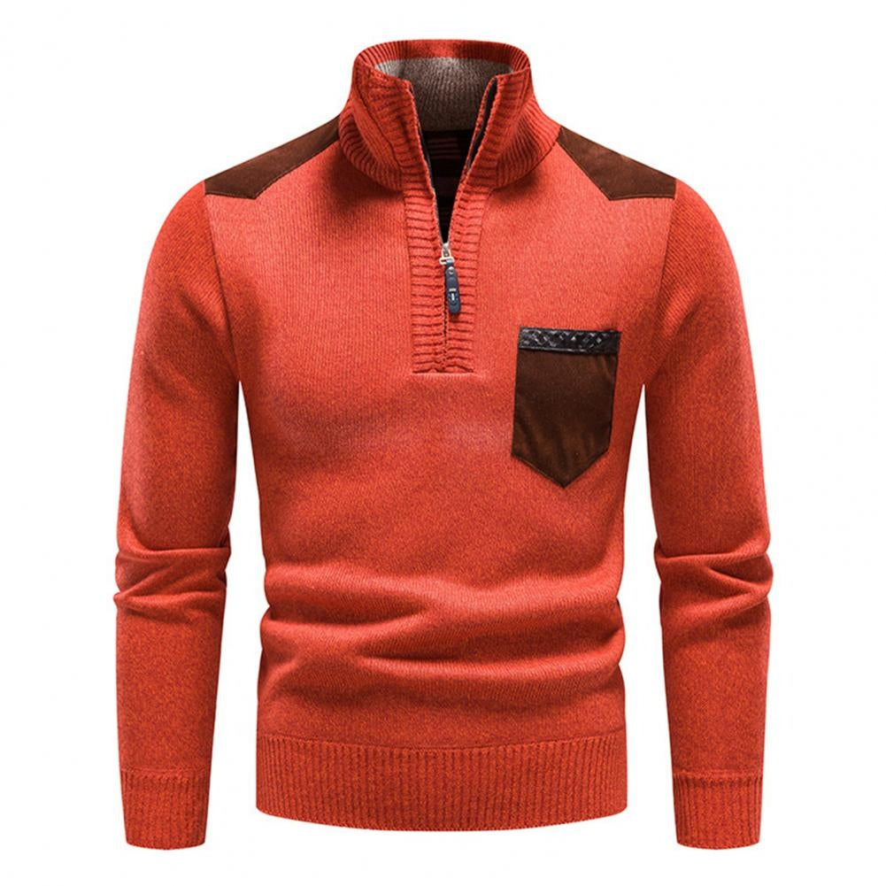 Men’s Knitted Half-Zip Jumper
