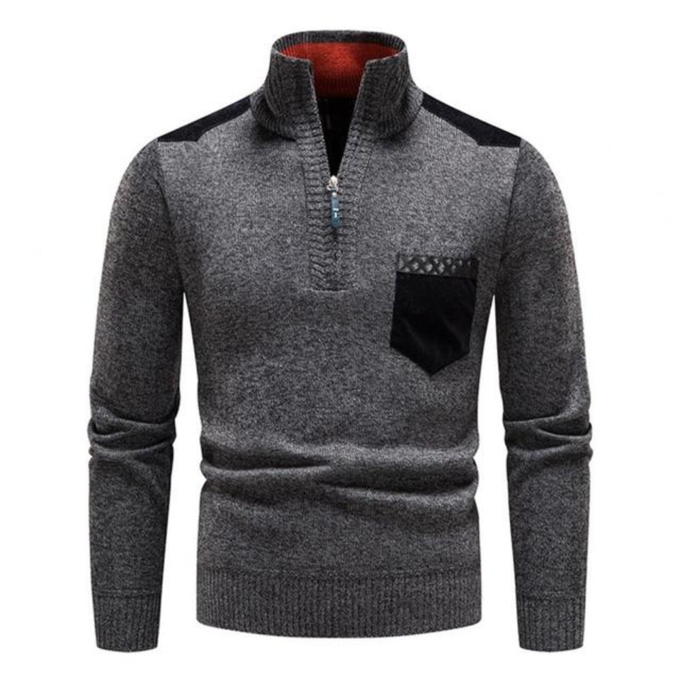 Men’s Knitted Half-Zip Jumper