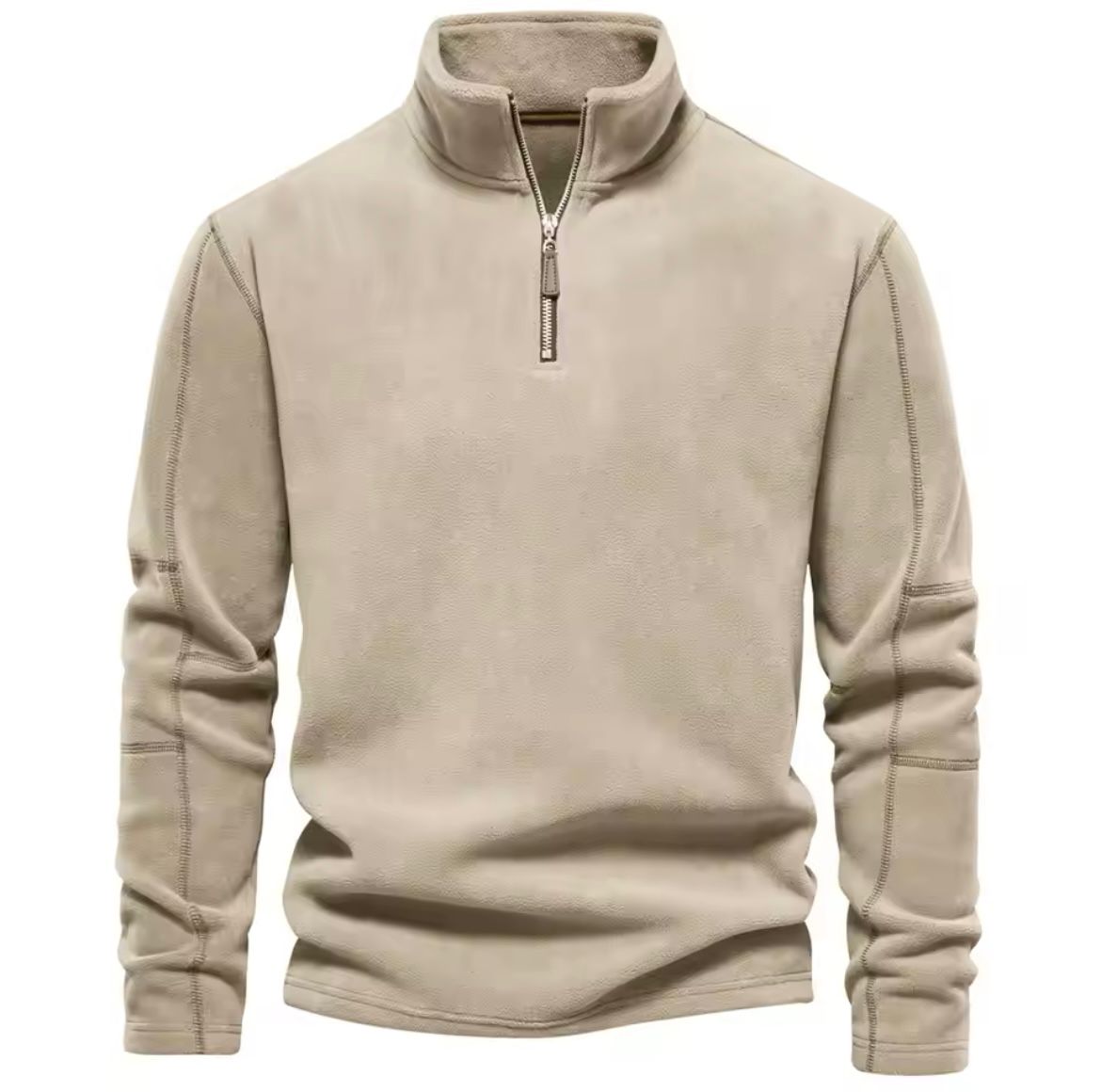 Men’s Stand Collar Fleece Jumper