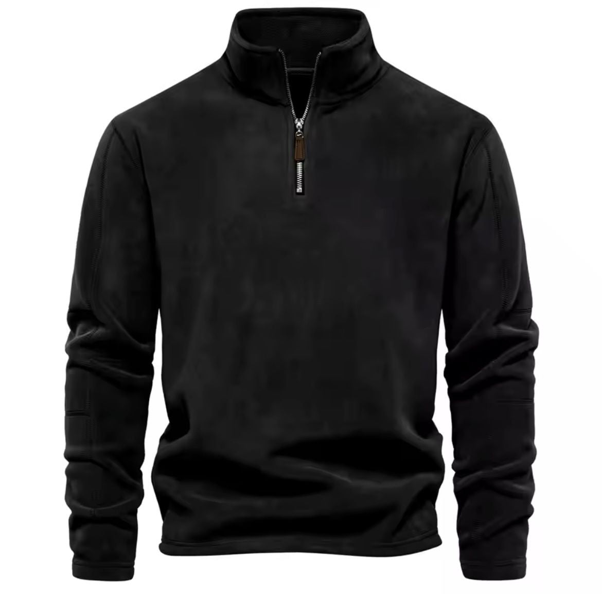 Men’s Stand Collar Fleece Jumper