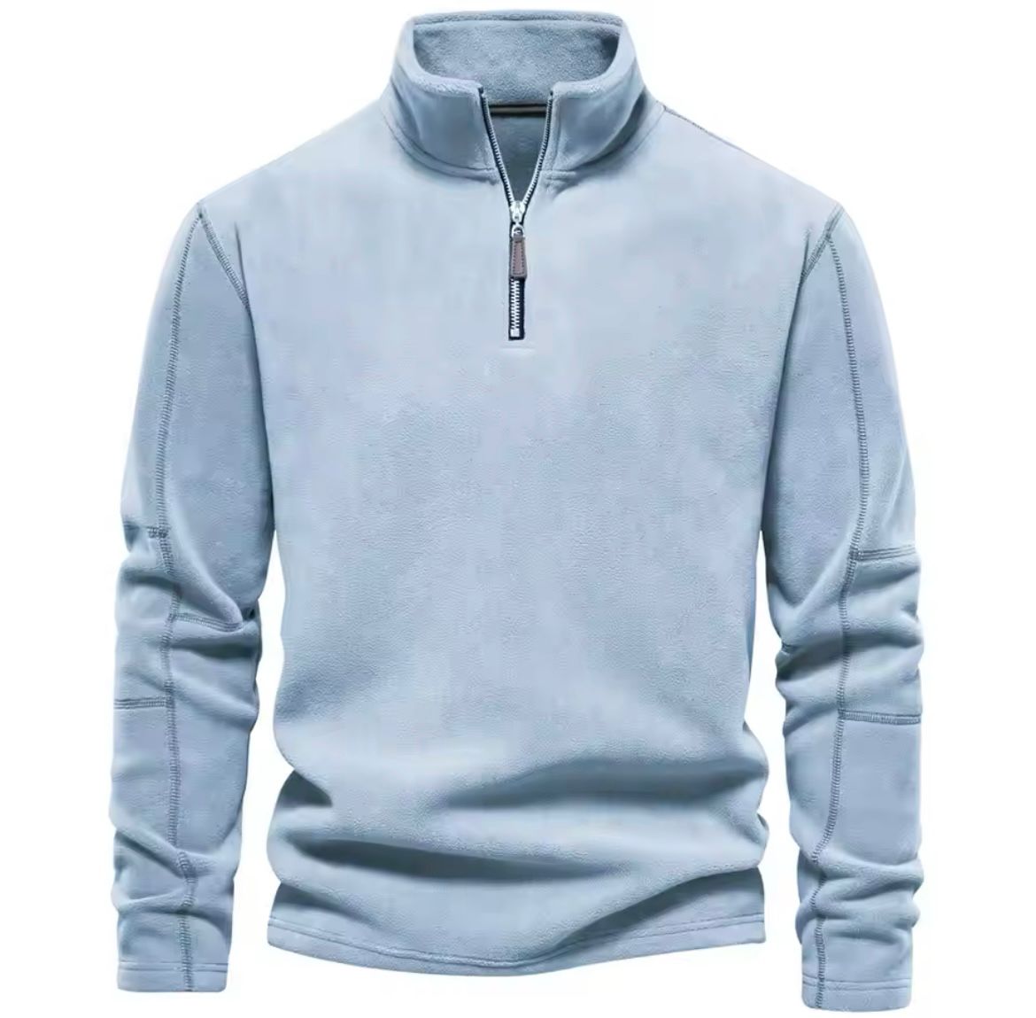 Men’s Stand Collar Fleece Jumper