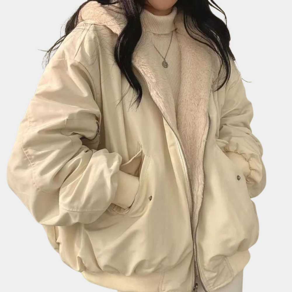 Women’s Winter Jacket – Short Hooded Coat for Cold Weather
