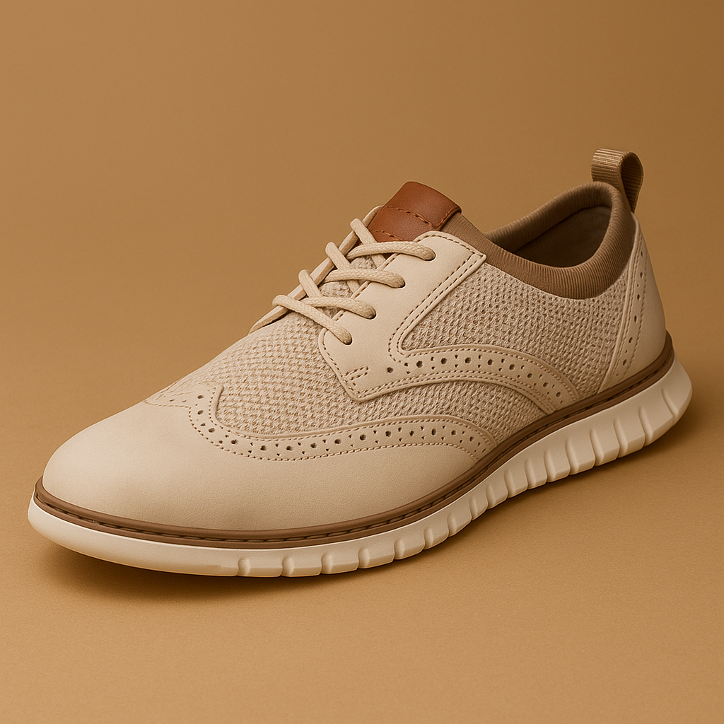 Men’s Breathable Brogue Dress Shoes – Classic Style with Modern Comfort