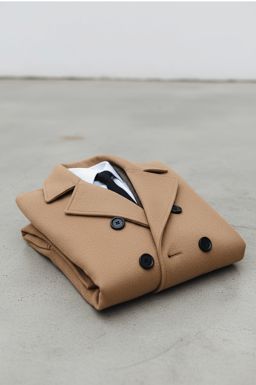 Men’s Double-Breasted Trench Coat