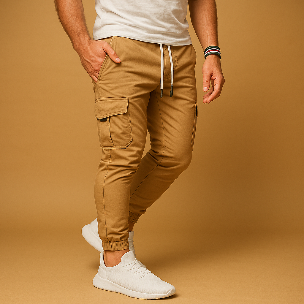 Men’s Cargo Pants with Multiple Pockets – Durable & Functional Design