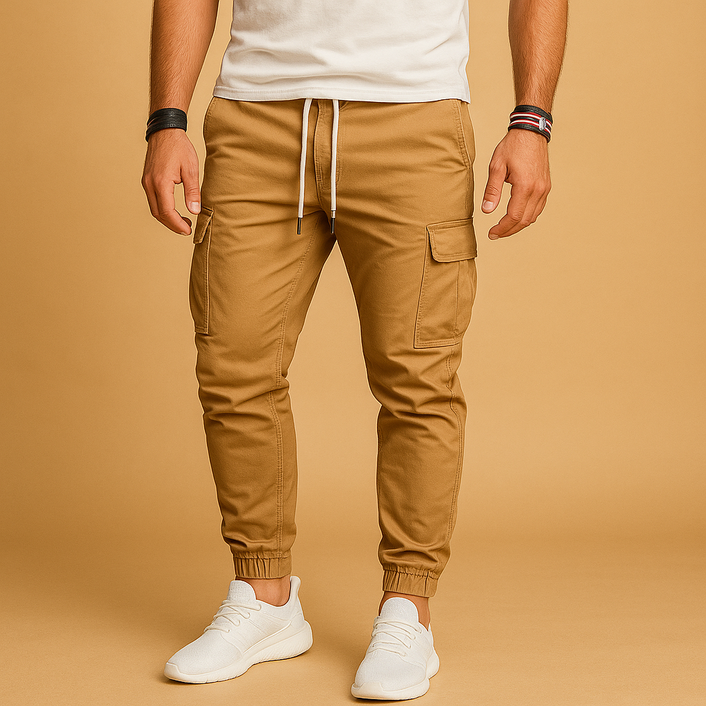 Men’s Cargo Pants with Multiple Pockets – Durable & Functional Design