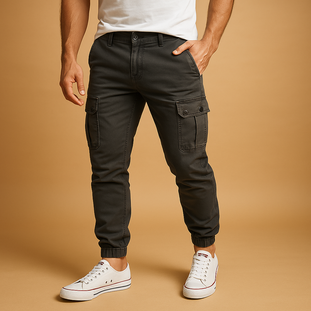 Men’s Cargo Pants with Multiple Pockets – Durable & Functional Design
