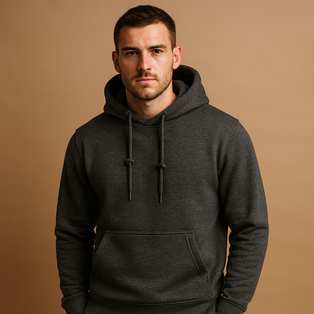 Men’s Hoodie with Drawstring Hood