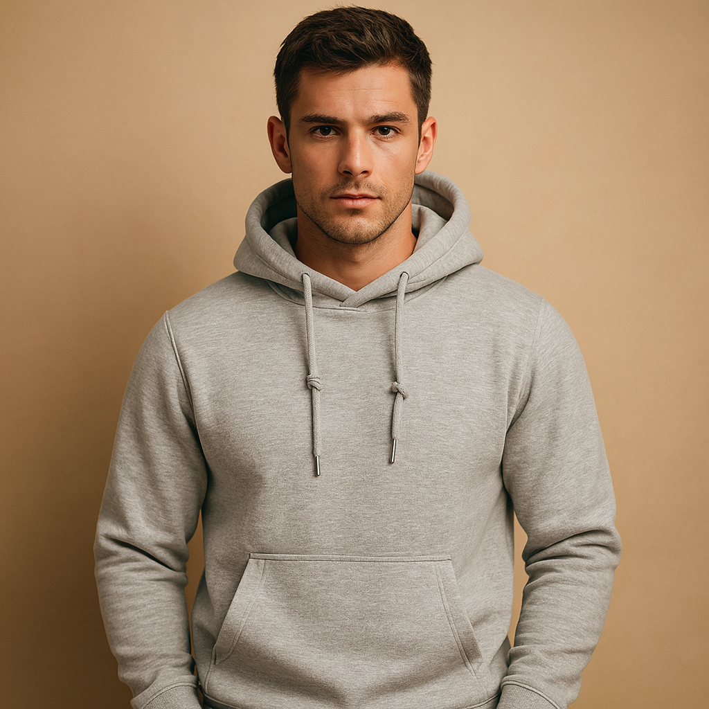 Men’s Hoodie with Drawstring Hood
