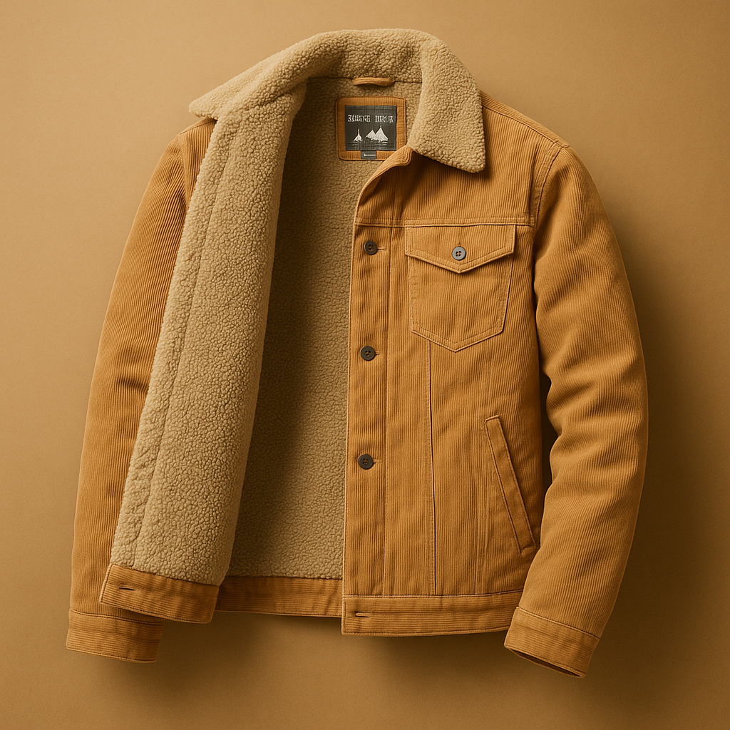 Men's Corduroy Jacket with Modern Fit
