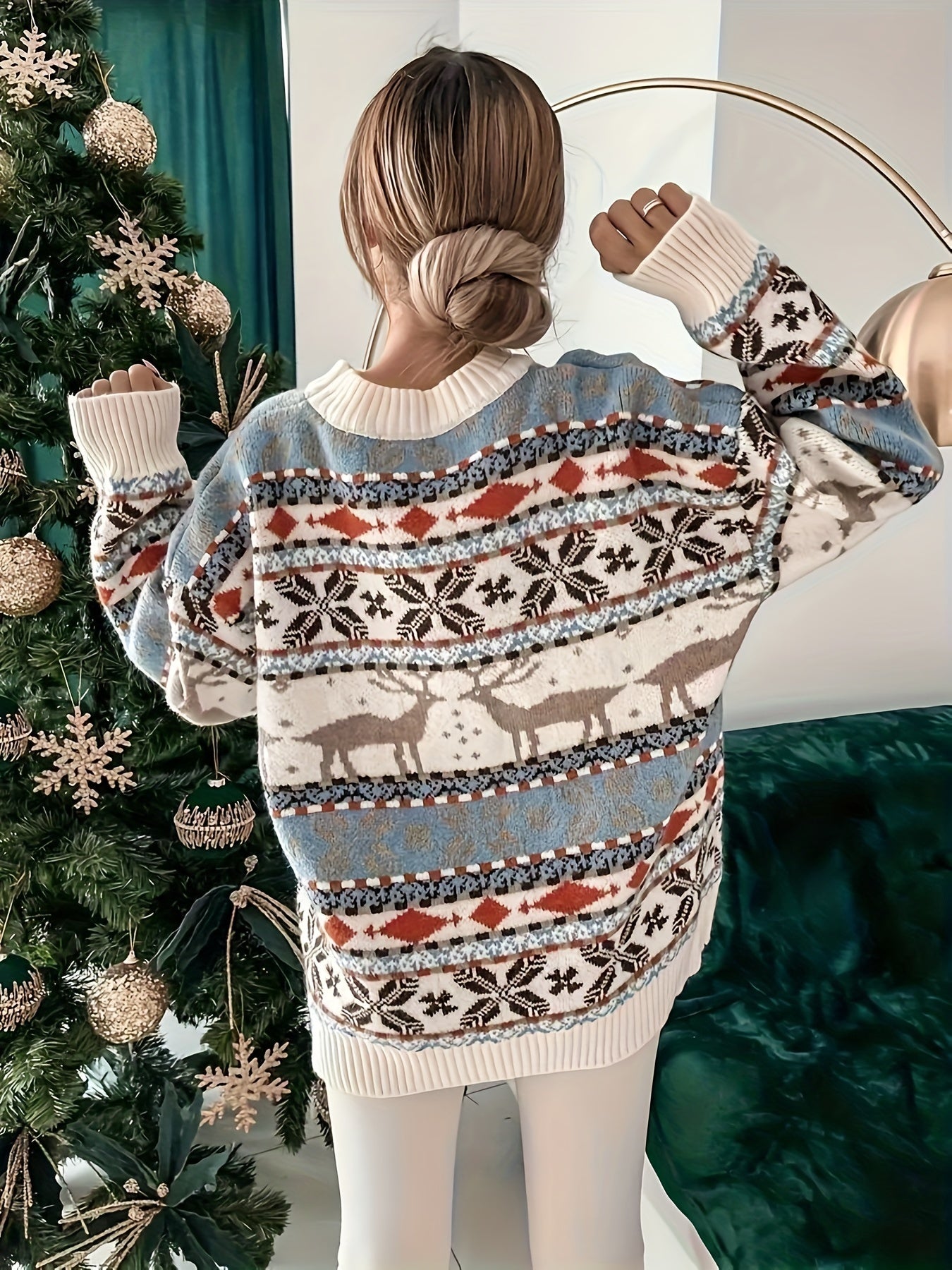 Women’s Reindeer Knit Jumper