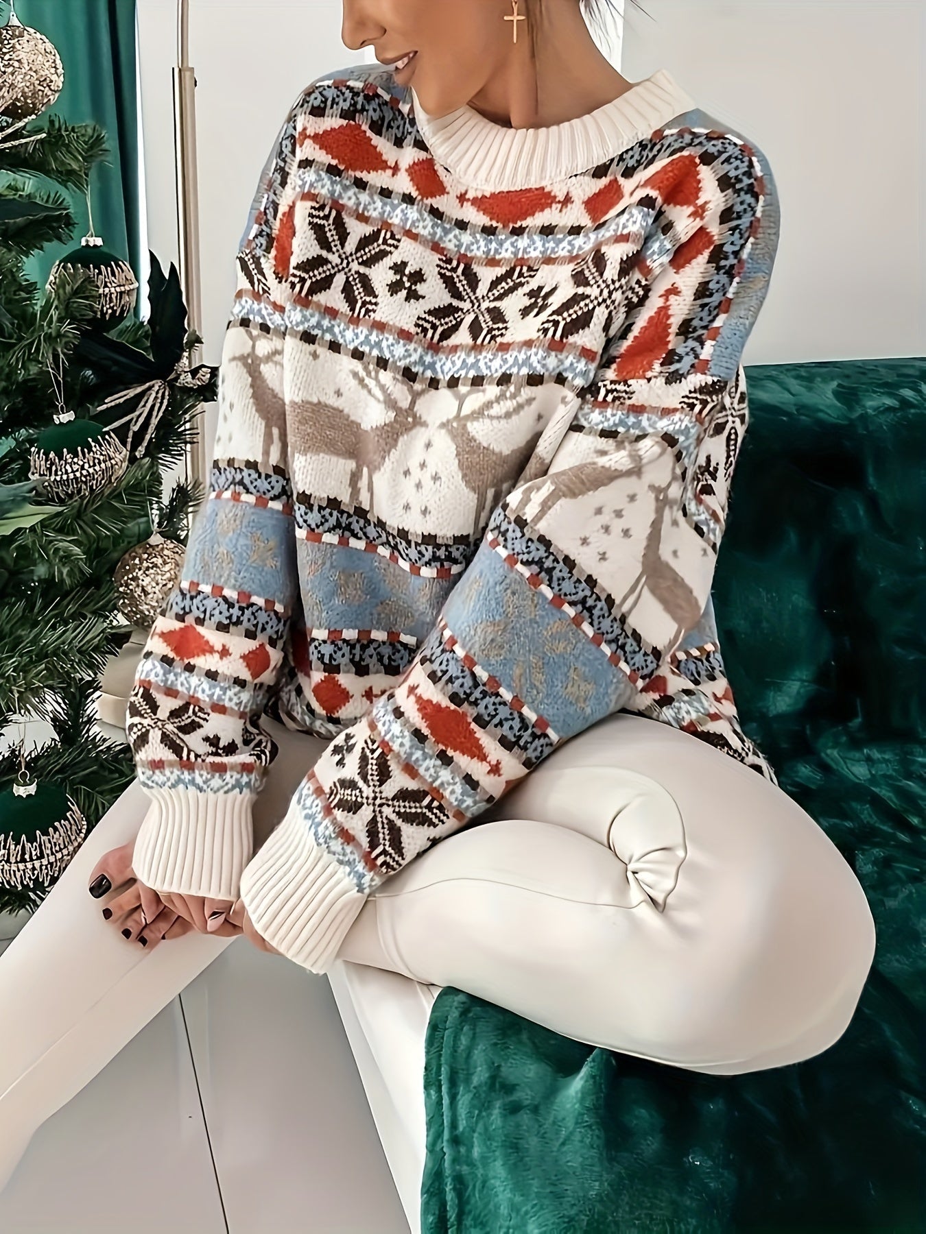 Women’s Reindeer Knit Jumper