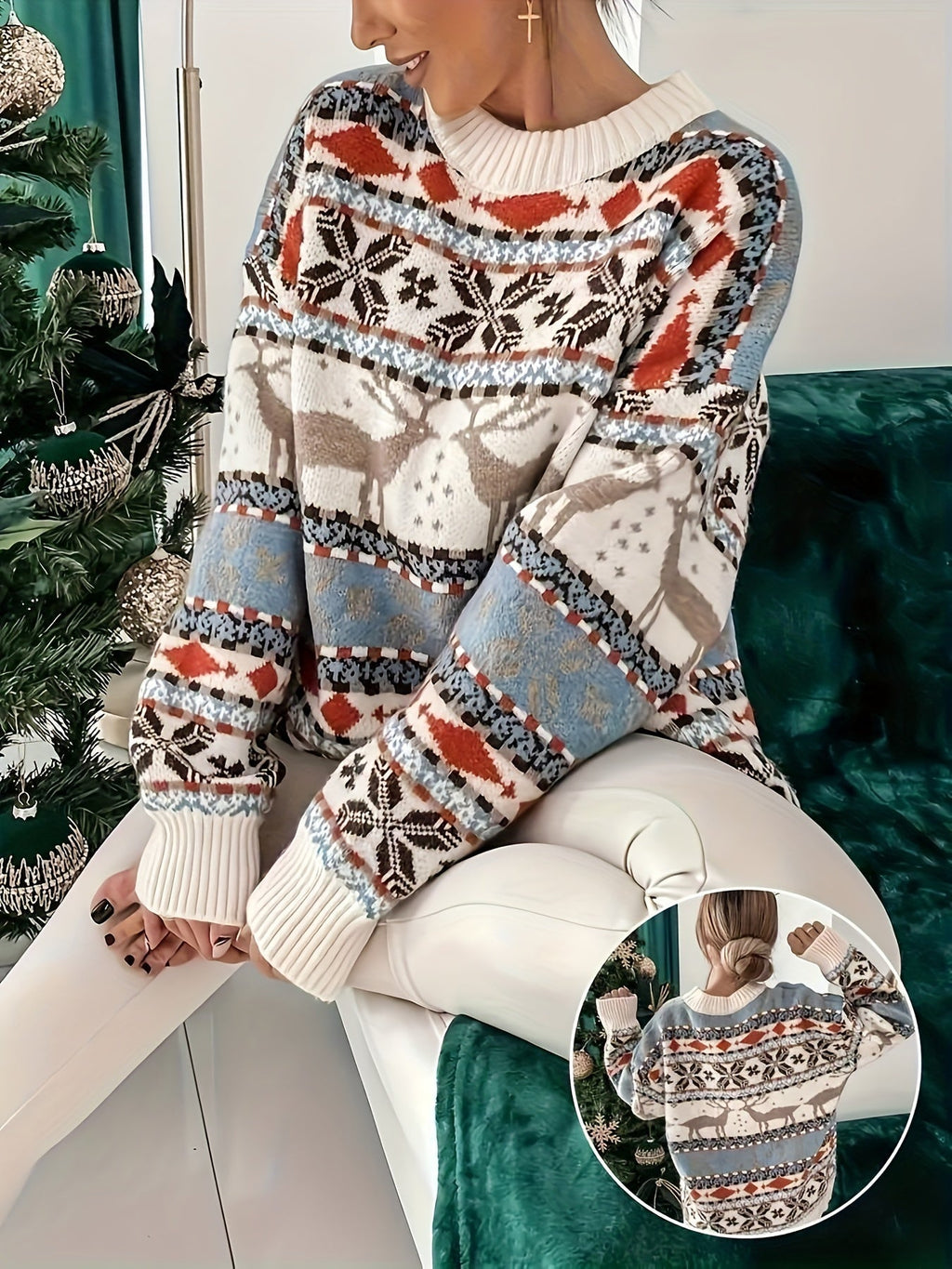 Women’s Reindeer Knit Jumper