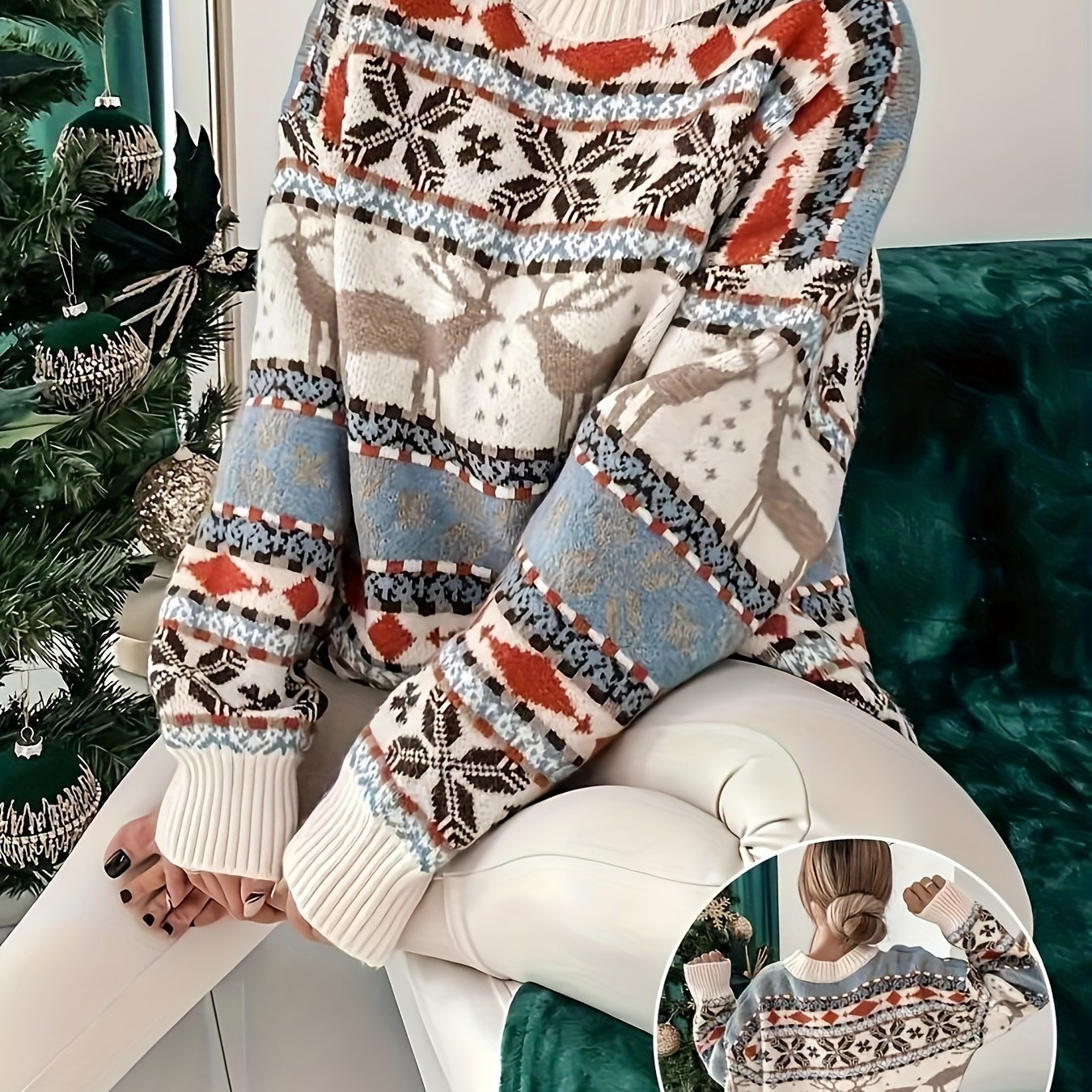 Women’s Reindeer Knit Jumper