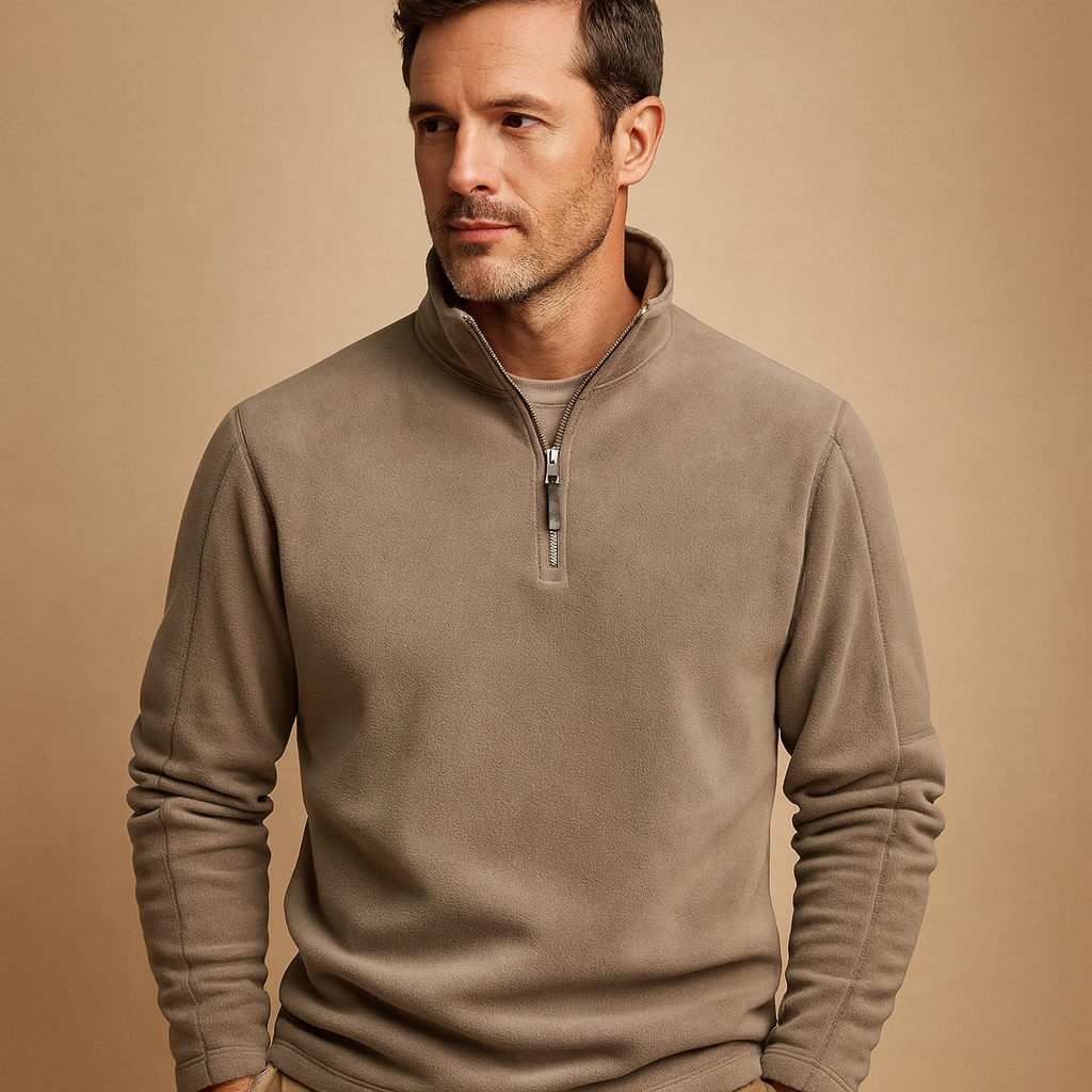 Men’s Half Zip Fleece – Warm and Comfortable Pullover