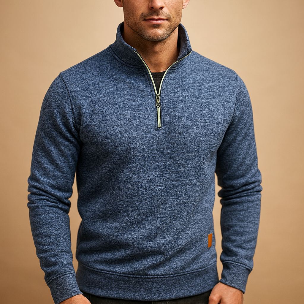 Men’s Zip Jumper with Comfortable Fit and Modern Look