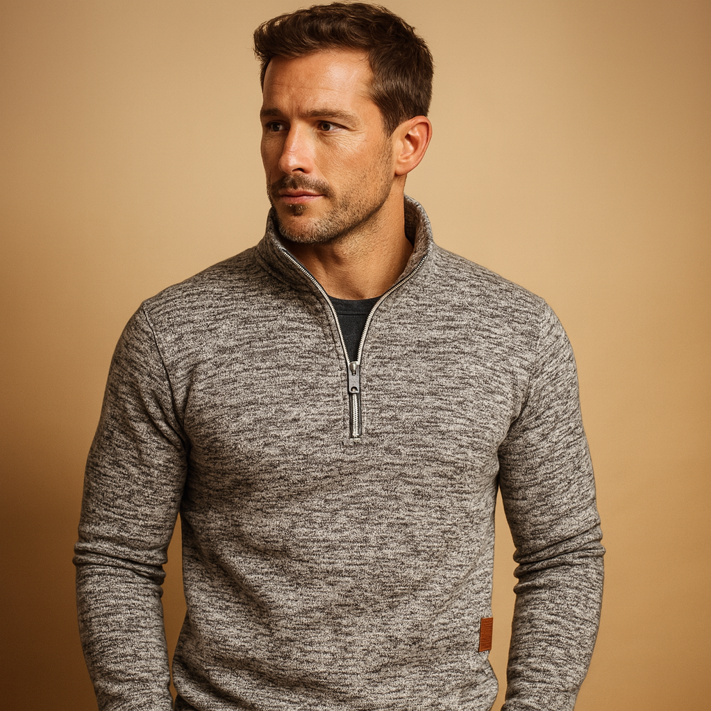 Men’s Zip Jumper with Comfortable Fit and Modern Look