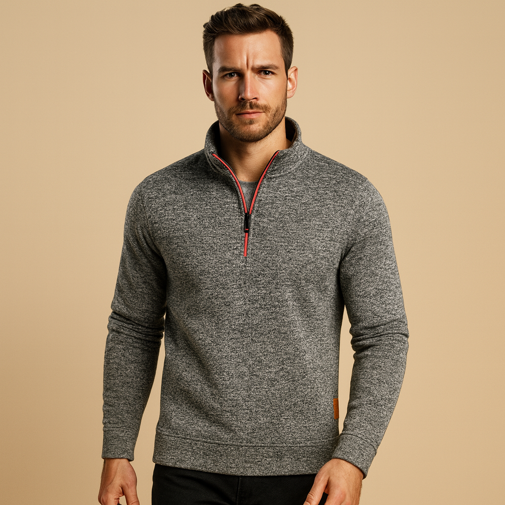 Men’s Zip Jumper with Comfortable Fit and Modern Look