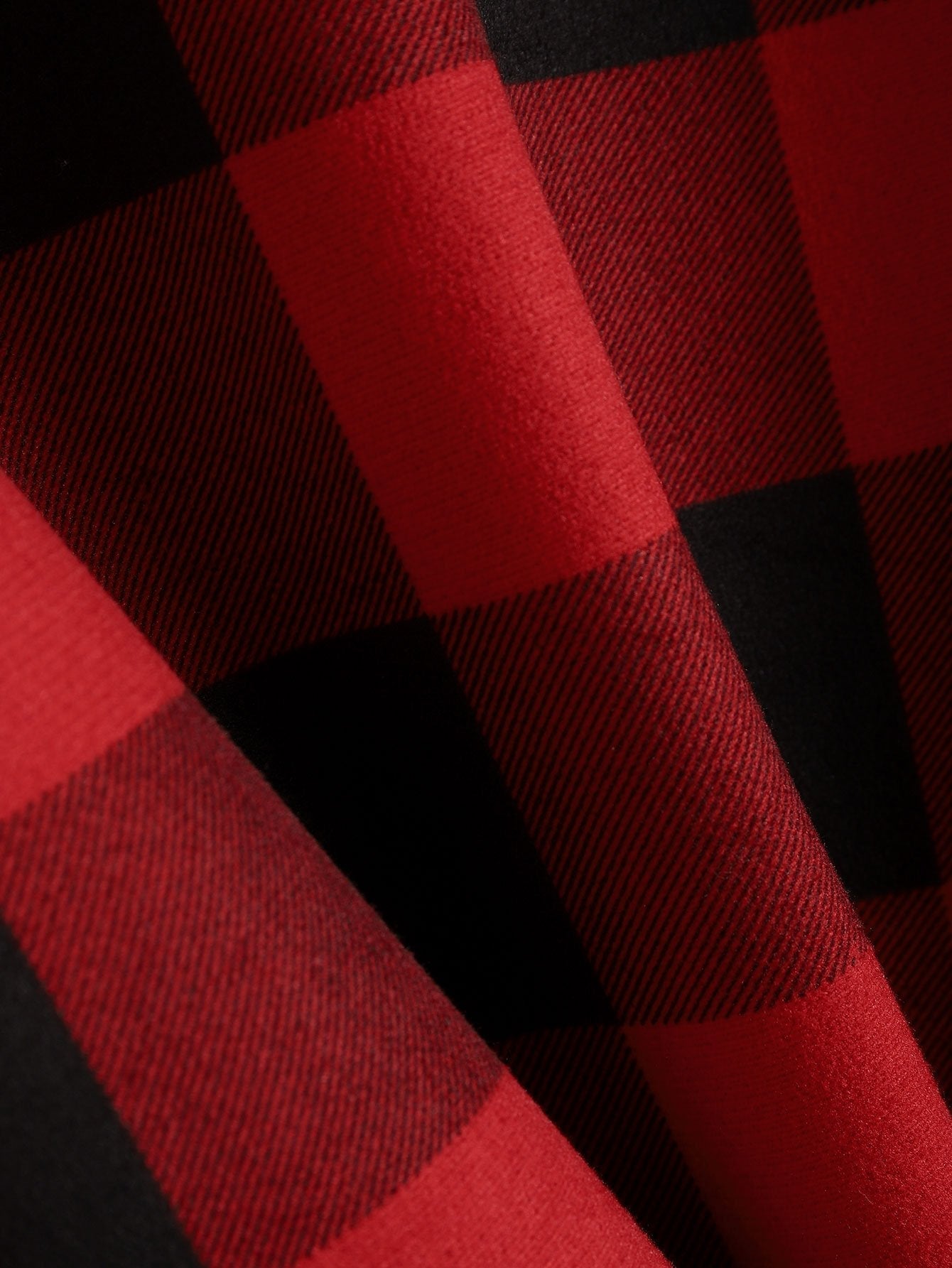 Men’s Hooded Flannel Shirt – Fleece-Lined Plaid Overshirt