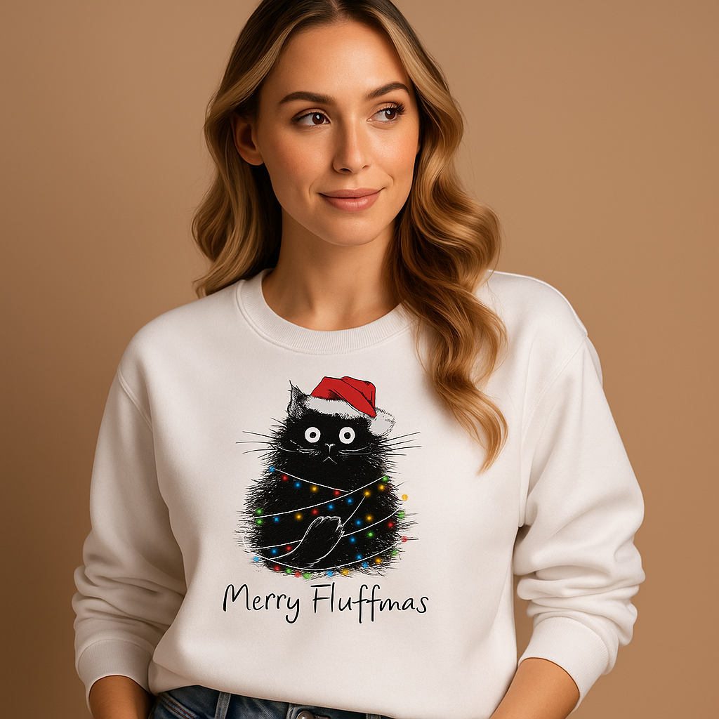 Women’s Christmas Sweater with Festive Pattern