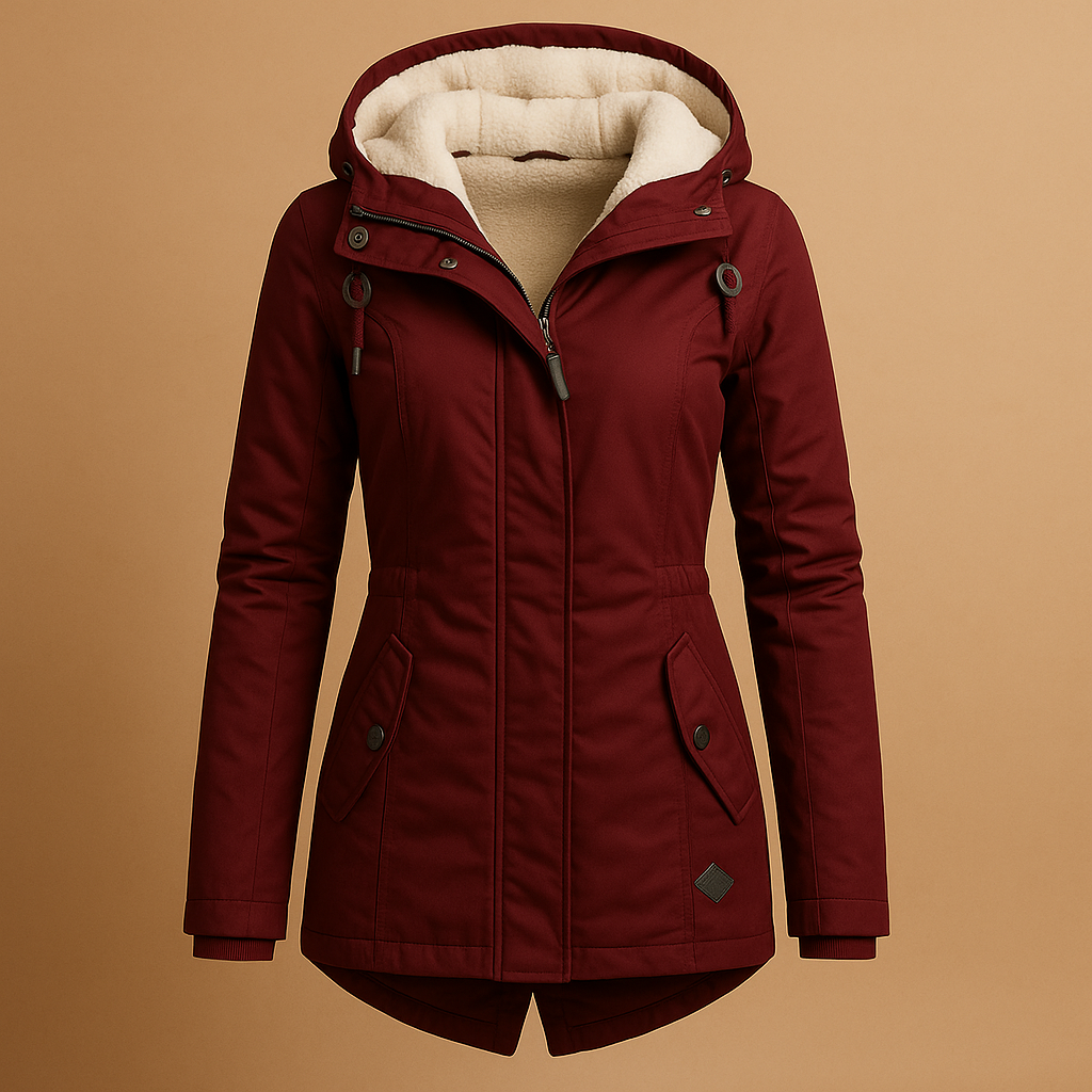 Women’s Long Winter Coat – Elegant and Warm Design