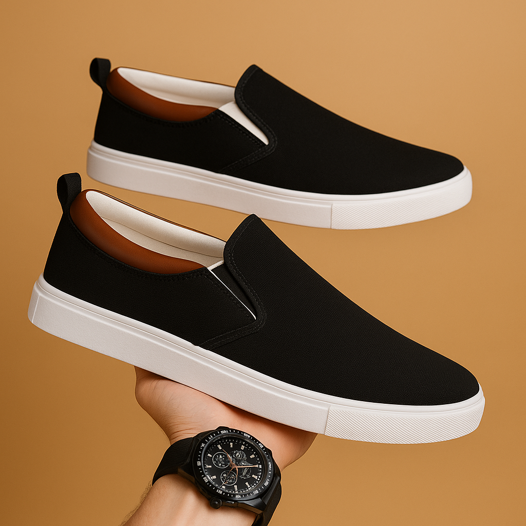 Men’s Breathable Slip-On Loafers – Modern Comfort and Timeless Style