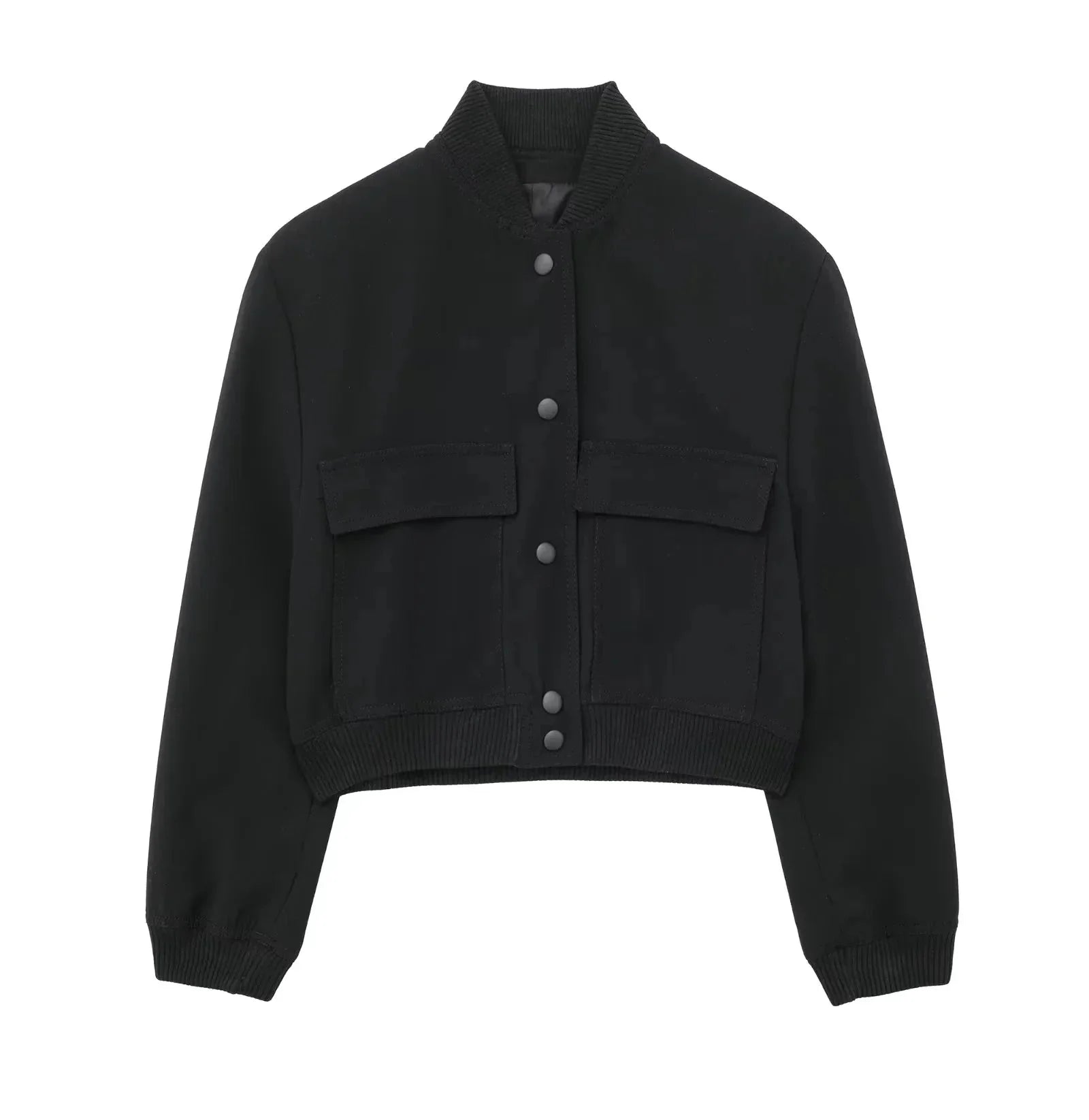 Cropped Bomber Jacket for Women