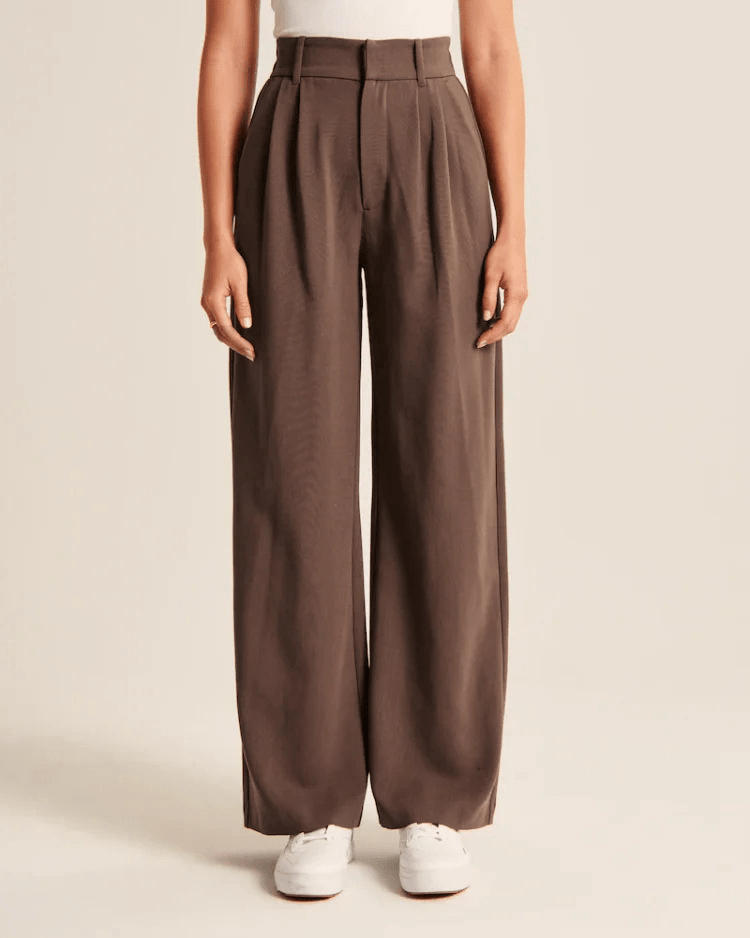 Wide Leg Work Trousers for Women