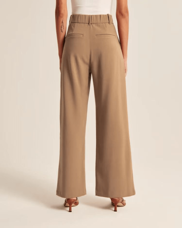 Wide Leg Work Trousers for Women