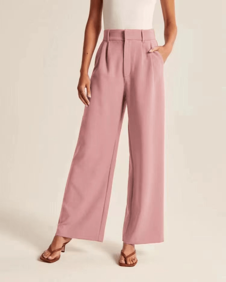 Wide Leg Work Trousers for Women