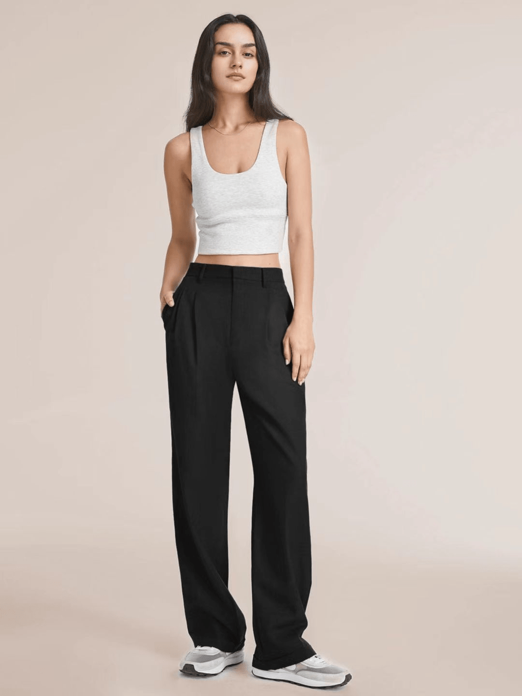 Wide Leg Work Trousers for Women