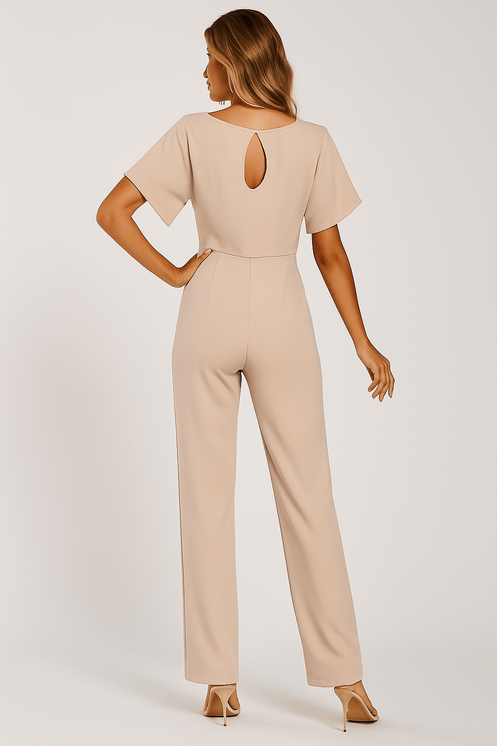 Women’s Tie-Waist Jumpsuit – Effortless Style in a One-Piece