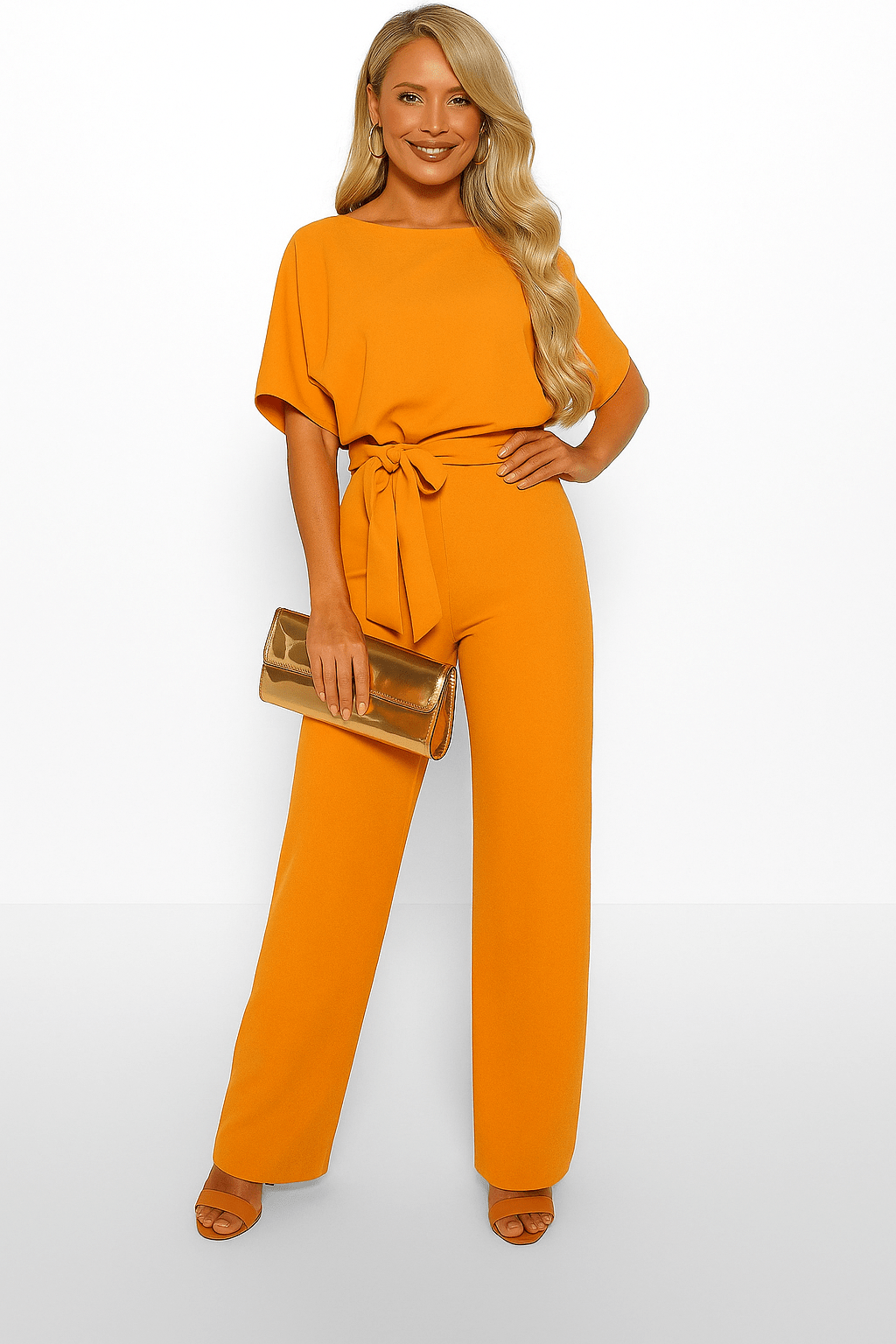 Women’s Tie-Waist Jumpsuit – Effortless Style in a One-Piece