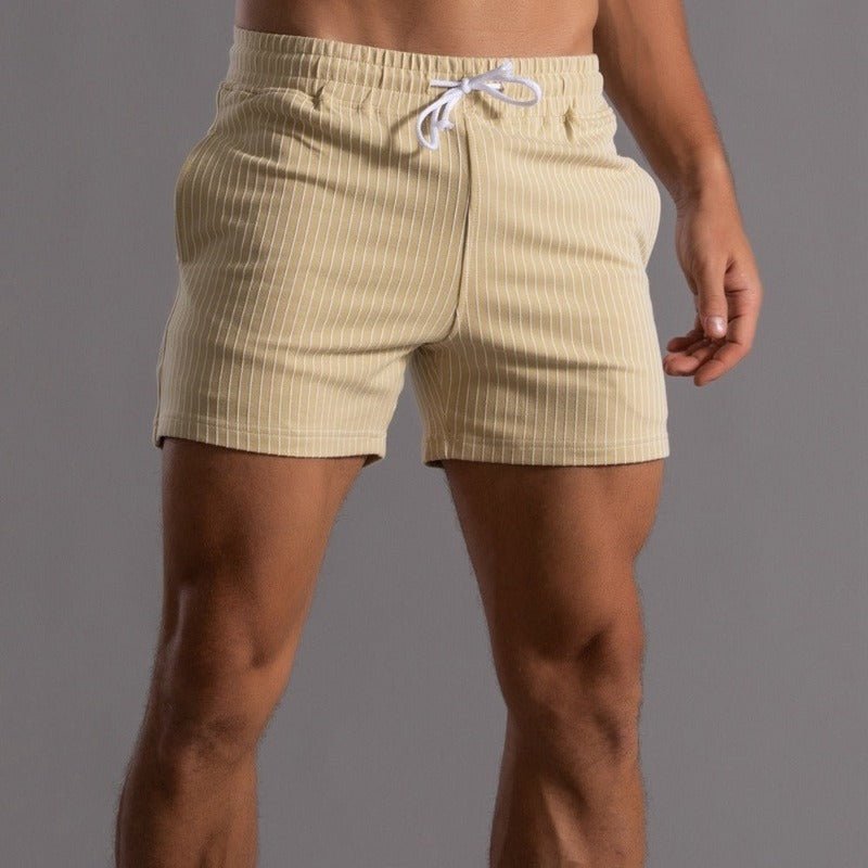 Men’s Striped Drawstring Shorts